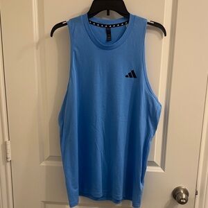 Adidas Men's Sky Blue Tank Top